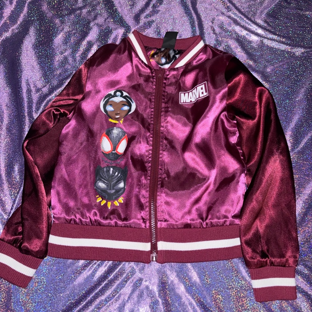 Girls Marvel Bomber Jacket